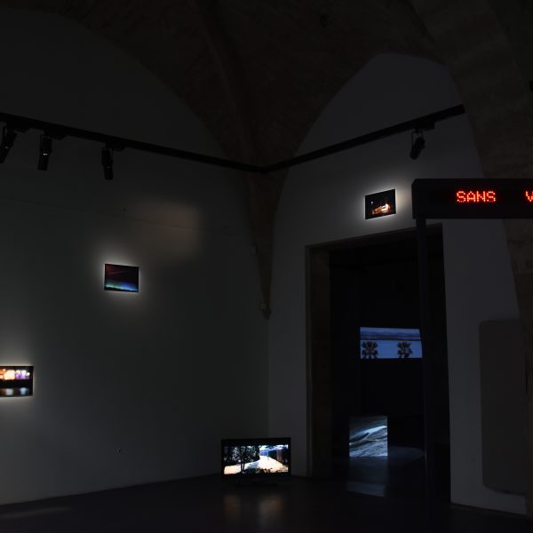 Vue de l'exposition Si la nuit était Claire, Espace Saint Ravy Montpellier, Novembre 2019